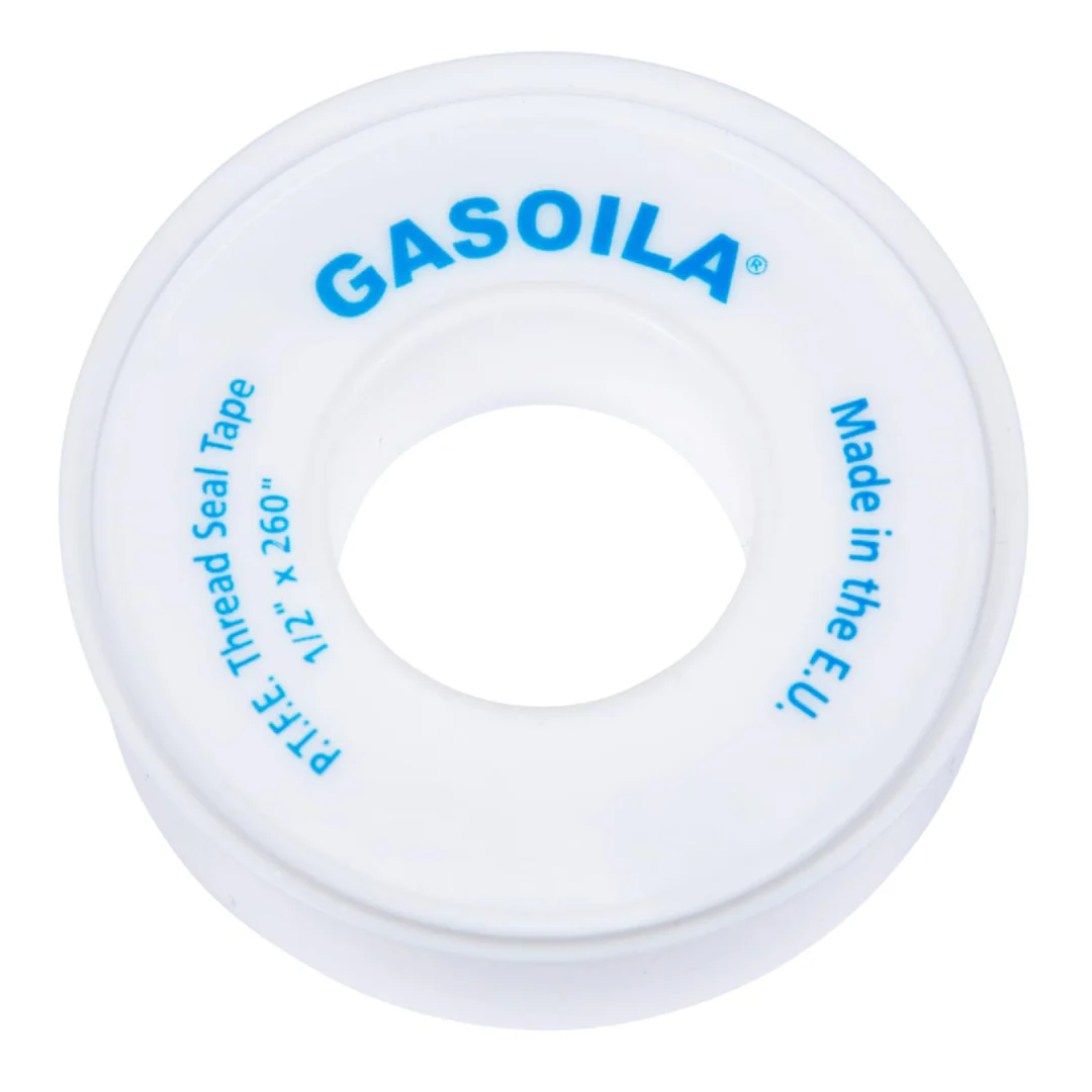1/2" x 260" Gasoila PTFE Professional-Grade Thread Seal Tape