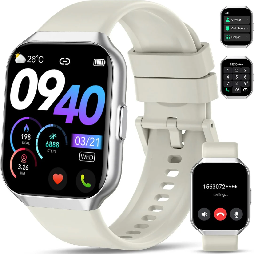 1.96" Fitness Tracker Call/Answer Function Smart Watch (Various)