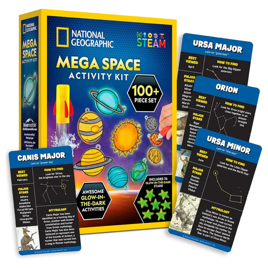 100+ Pieces National Geographic Mega Space Activity Kit