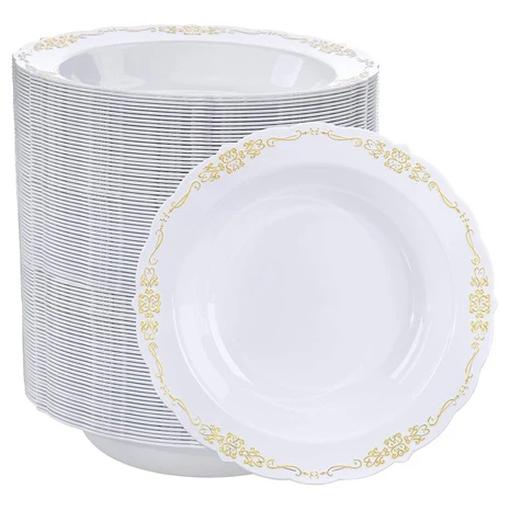 100 Plastic Bowls