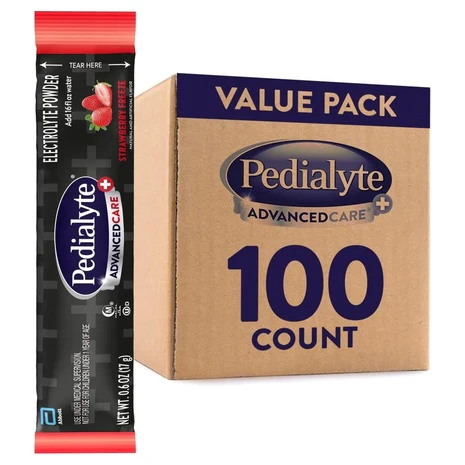 100 Strawberry Freeze AdvancedCare Plus Electrolyte Powder Packets