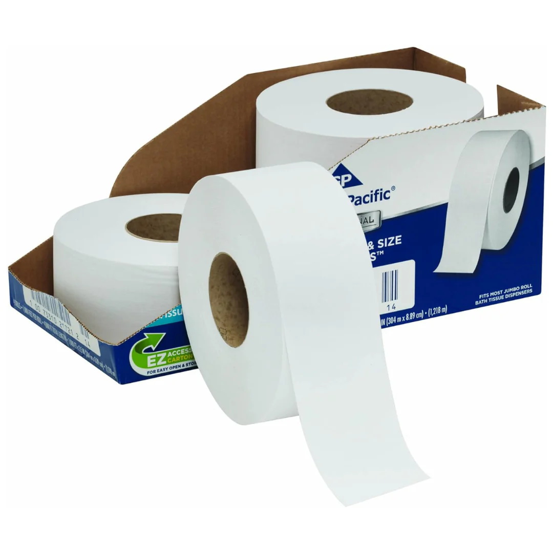 1000 Feet Per Roll, 4 Rolls Per Case 2-Ply Toilet Paper by GP PRO