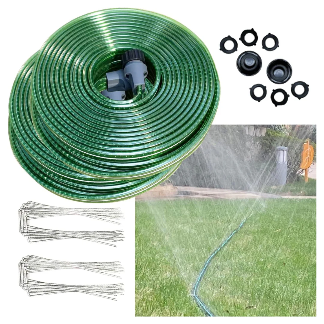 100FT Garden Sprinkler Hose With Holes