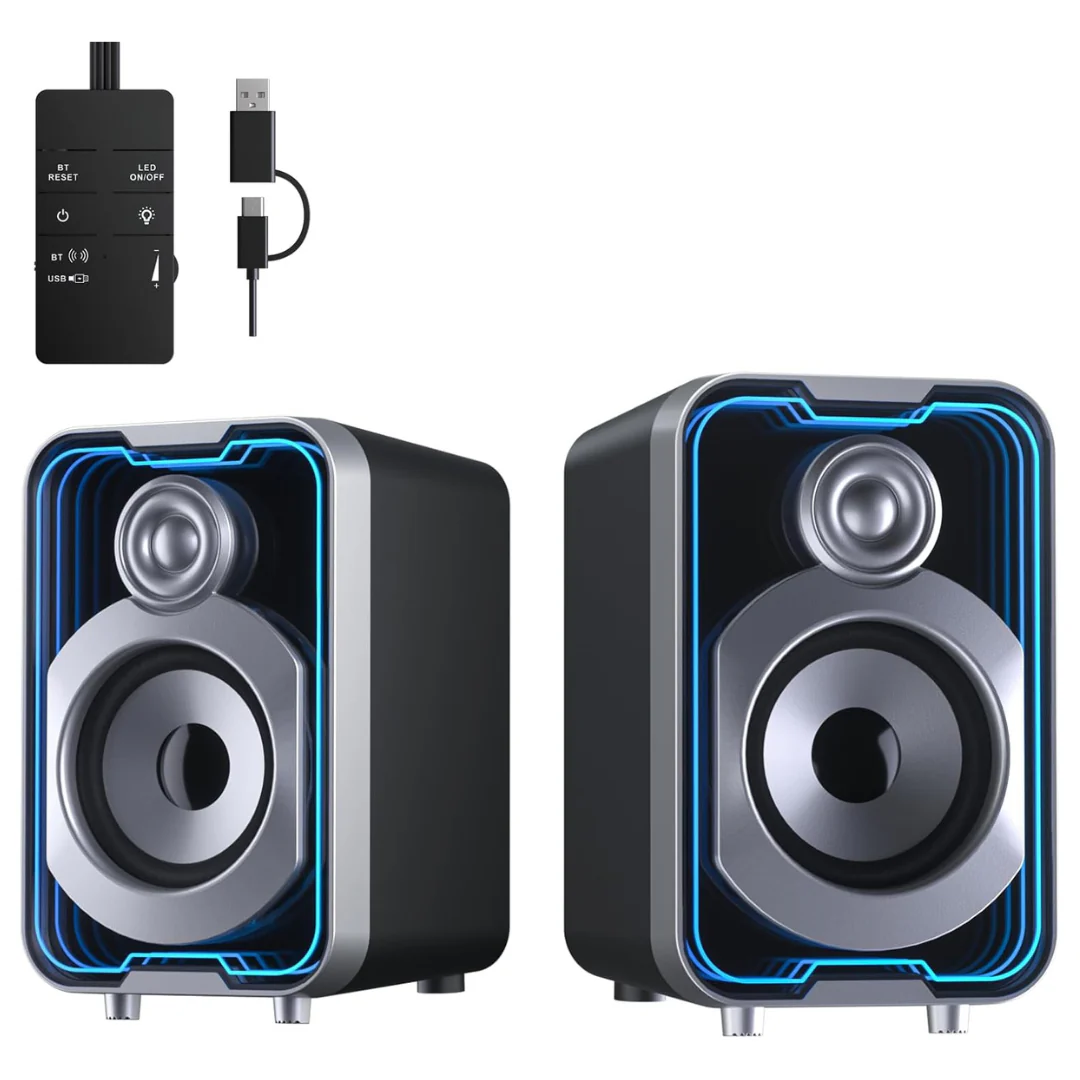 10W USB-Powered Bluetooth 2.0 Computer Speakers