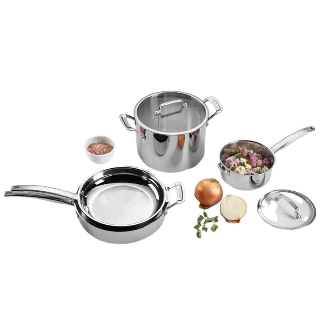 11-Piece Cuisinart SmartNext Stainless Steel Cookware Set