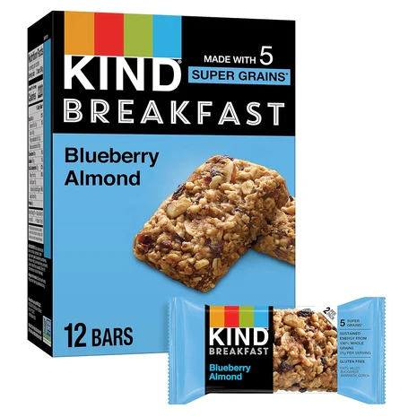 12 Blueberry Almond Bars