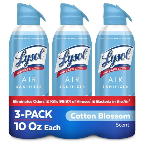 12 Lysol Air Sanitizer Sprays