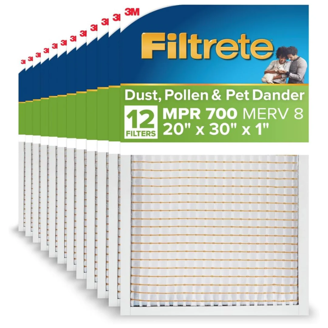 12-Pack Filtrete 20x30x1 AC Furnace Air Filter