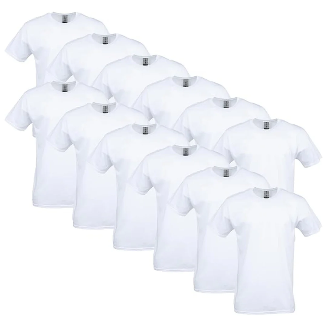12-Pack Gildan Men's Style G64000 Softstyle Cotton T-Shirt