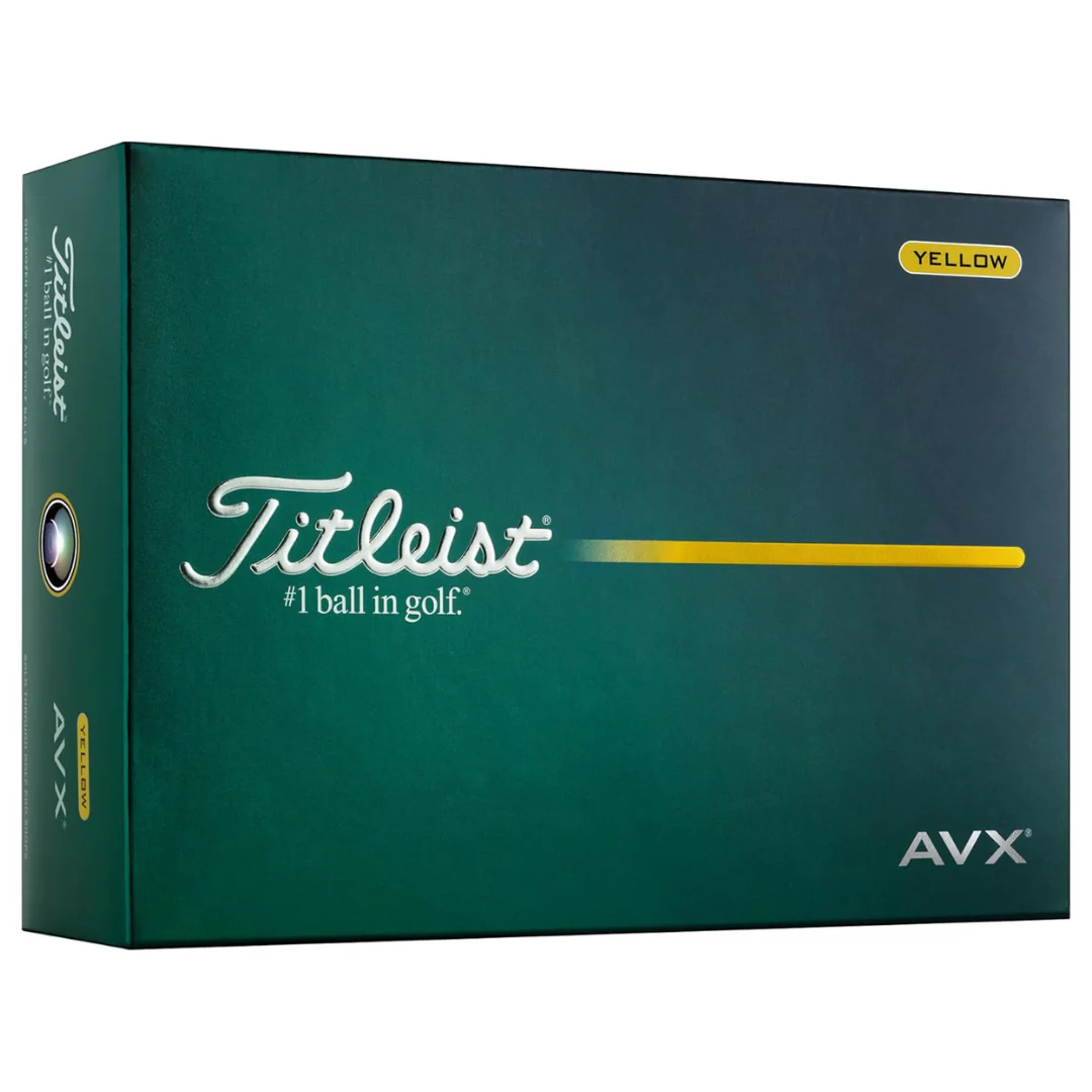 12-Pack Titleist AVX Golf Balls (Yellow)
