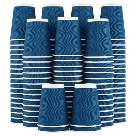 120 12oz Disposable Paper Coffee Cups