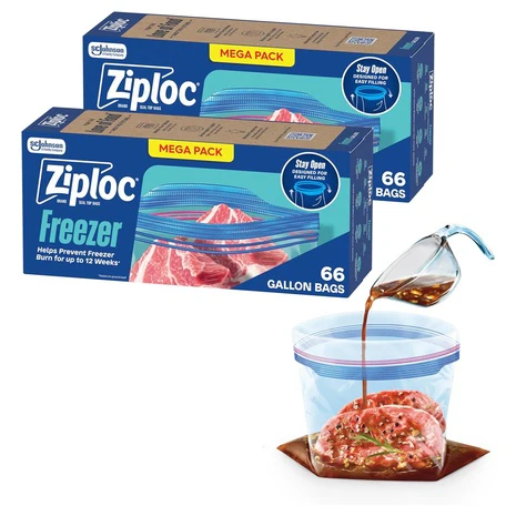 132 Gallon Food Storage Freezer Bags