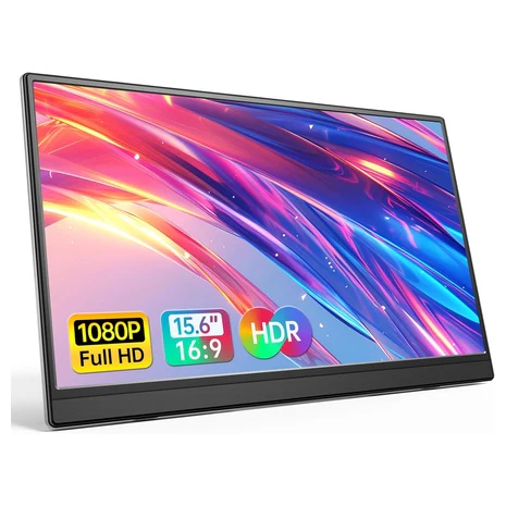15.6" Ultra Slim 1080P Monitor with Kickstand