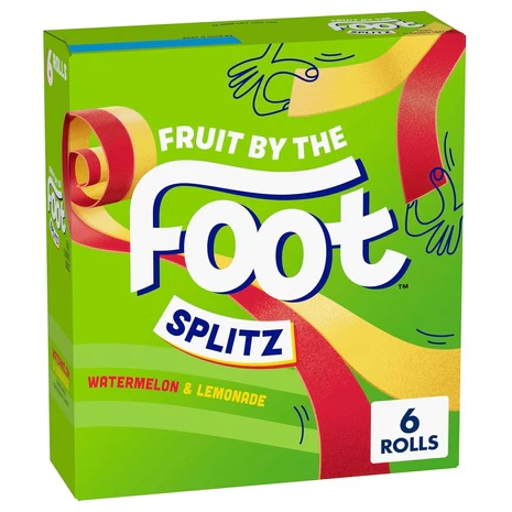 2 Boxes Fruit by the Foot Watermelon and Lemonade (12 Rolls)