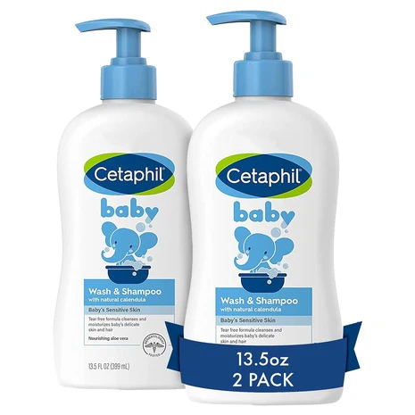 2 Cetaphil Baby Wash & Shampoo (13.5 oz)