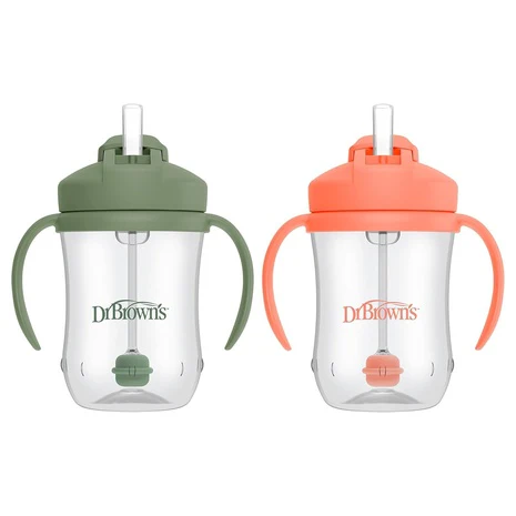 2 Dr. Brown's Milestones Baby's First Straw Cup