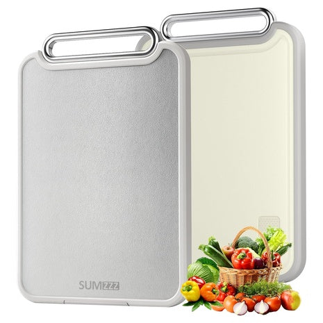 2-in-1 Stainless Steel Cutting Board
