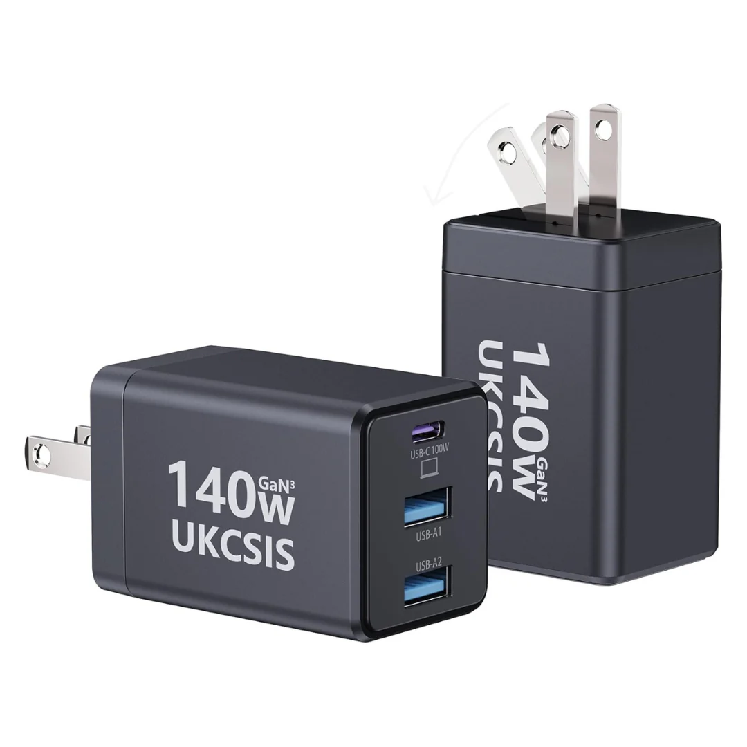 2-Pack 140W 3-Port USB C Fast Mac Book Charger