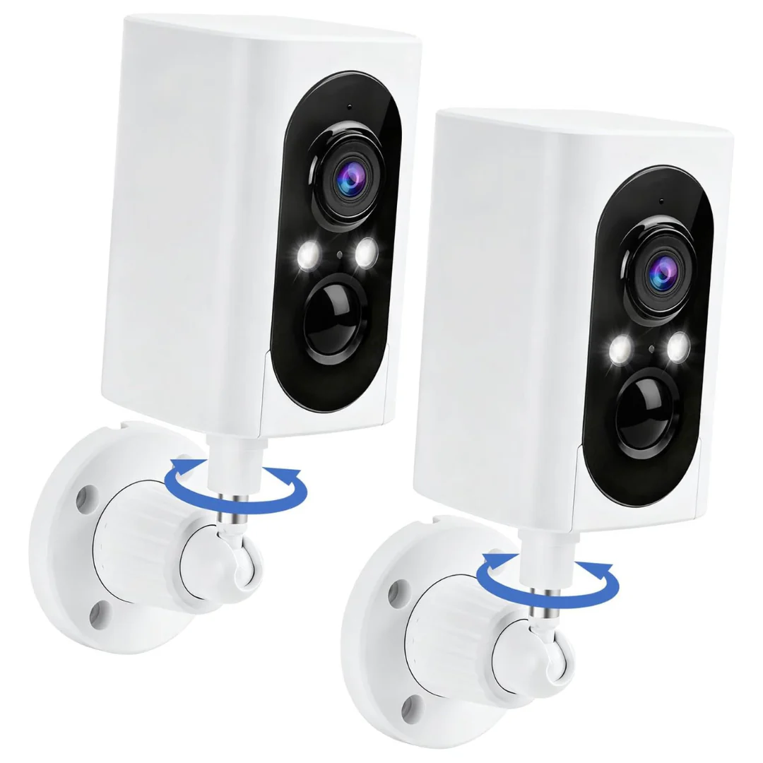 2-Pack 2K UHD Color Night Vision Wireless Motion Security Camera