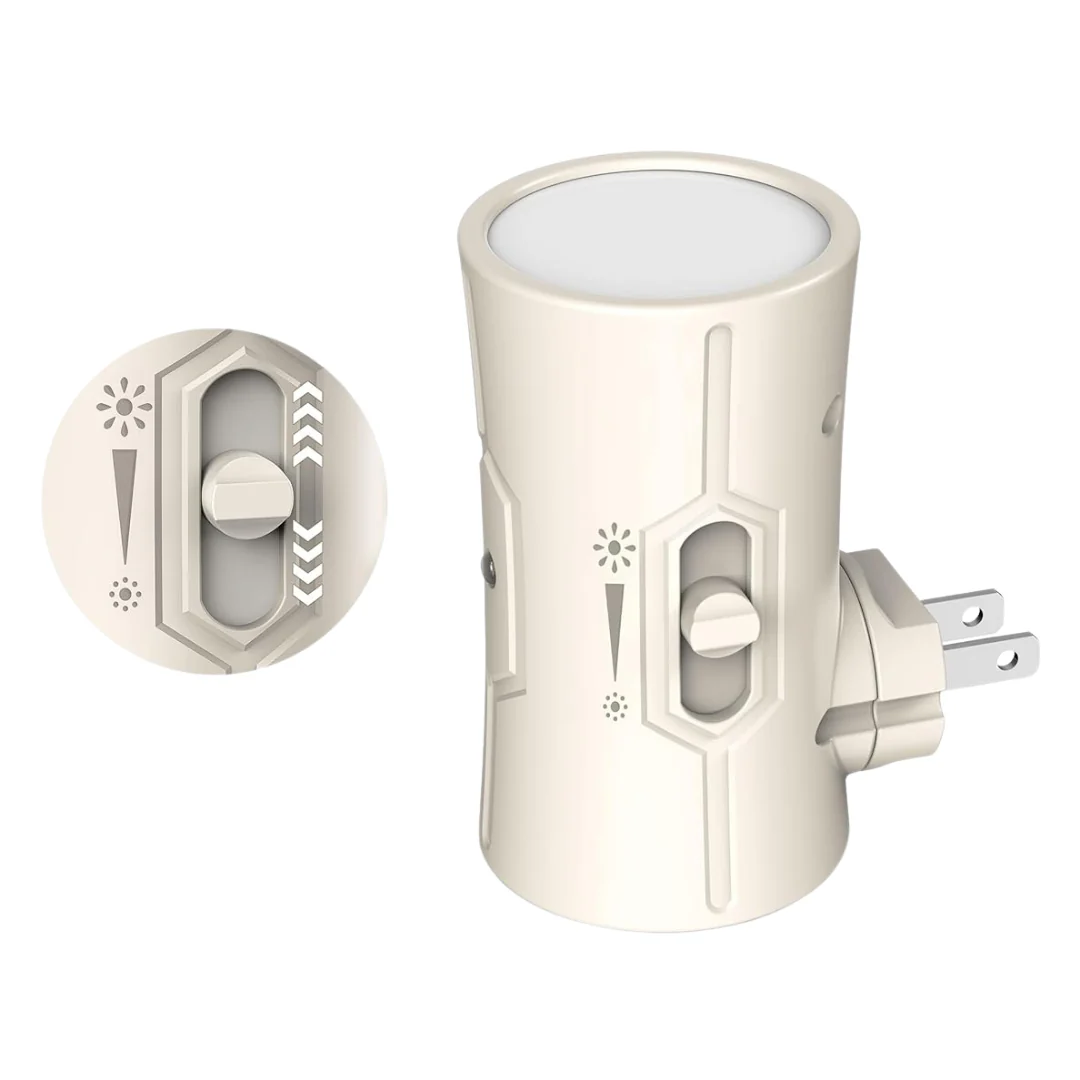 2-Pack 3000K Dimmable Plug-In Sensor LED Night Lights