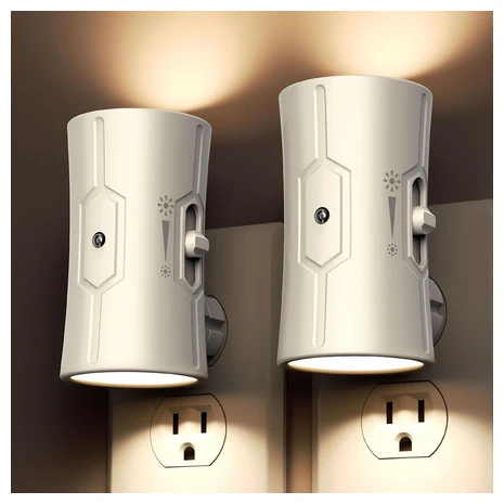2-Pack Adjustable Smart Sensor LED Night Light