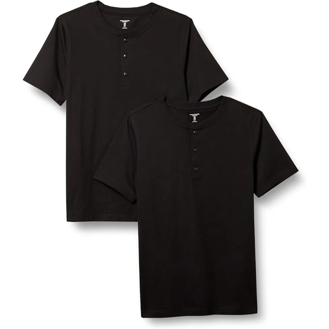 2 Pack Amazon Essentials Men's Slim-Fit T-Shirt