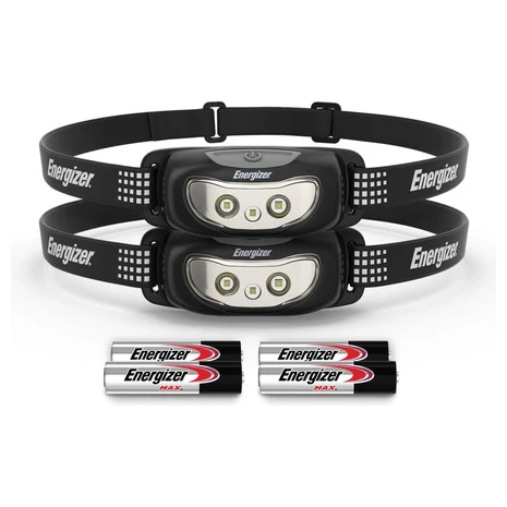 2-Pack Energizer Universal+ LED Headlamps with Batteries