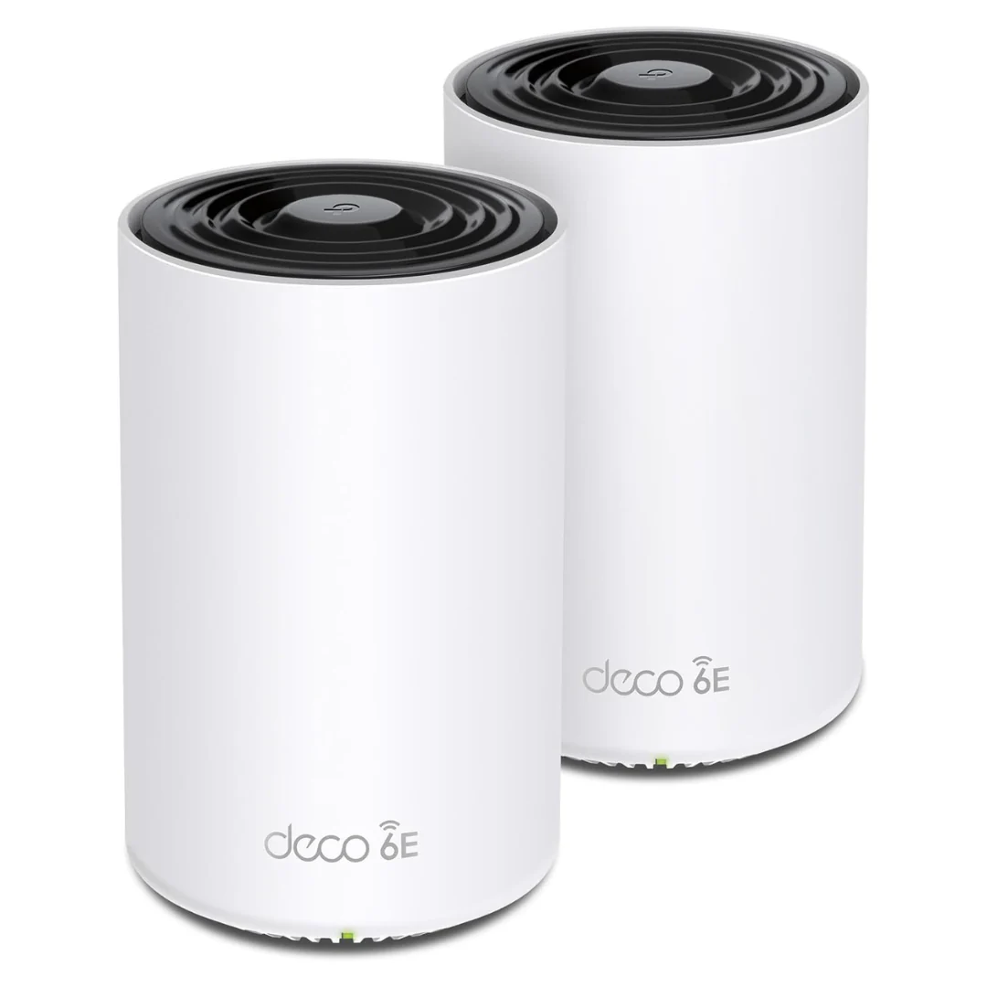 2-Pack TP-Link Deco XE70 Pro AXE4900 Tri-Band WiFi 6E Mesh WiFi System