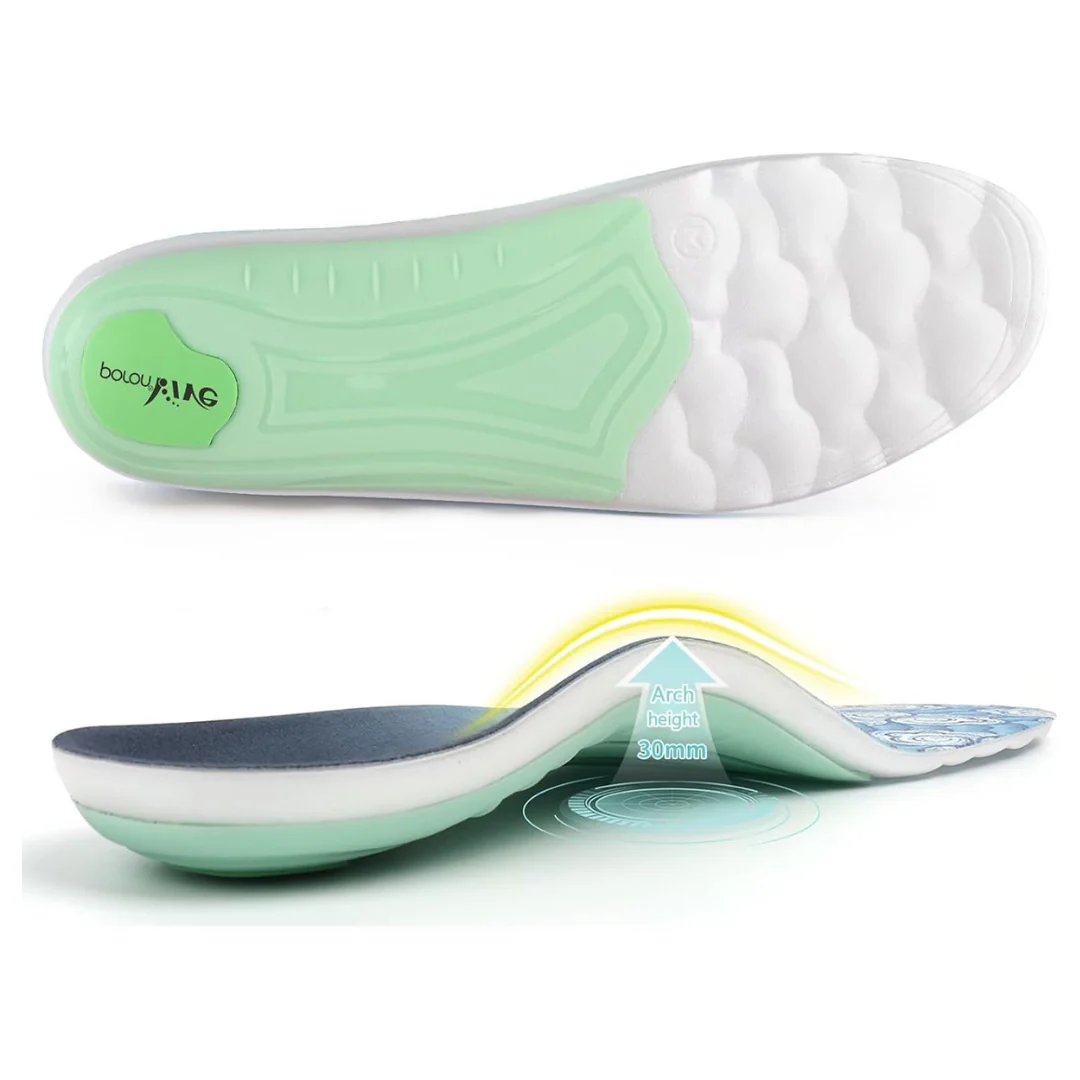2 Pairs Orthotic Arch Support Insoles