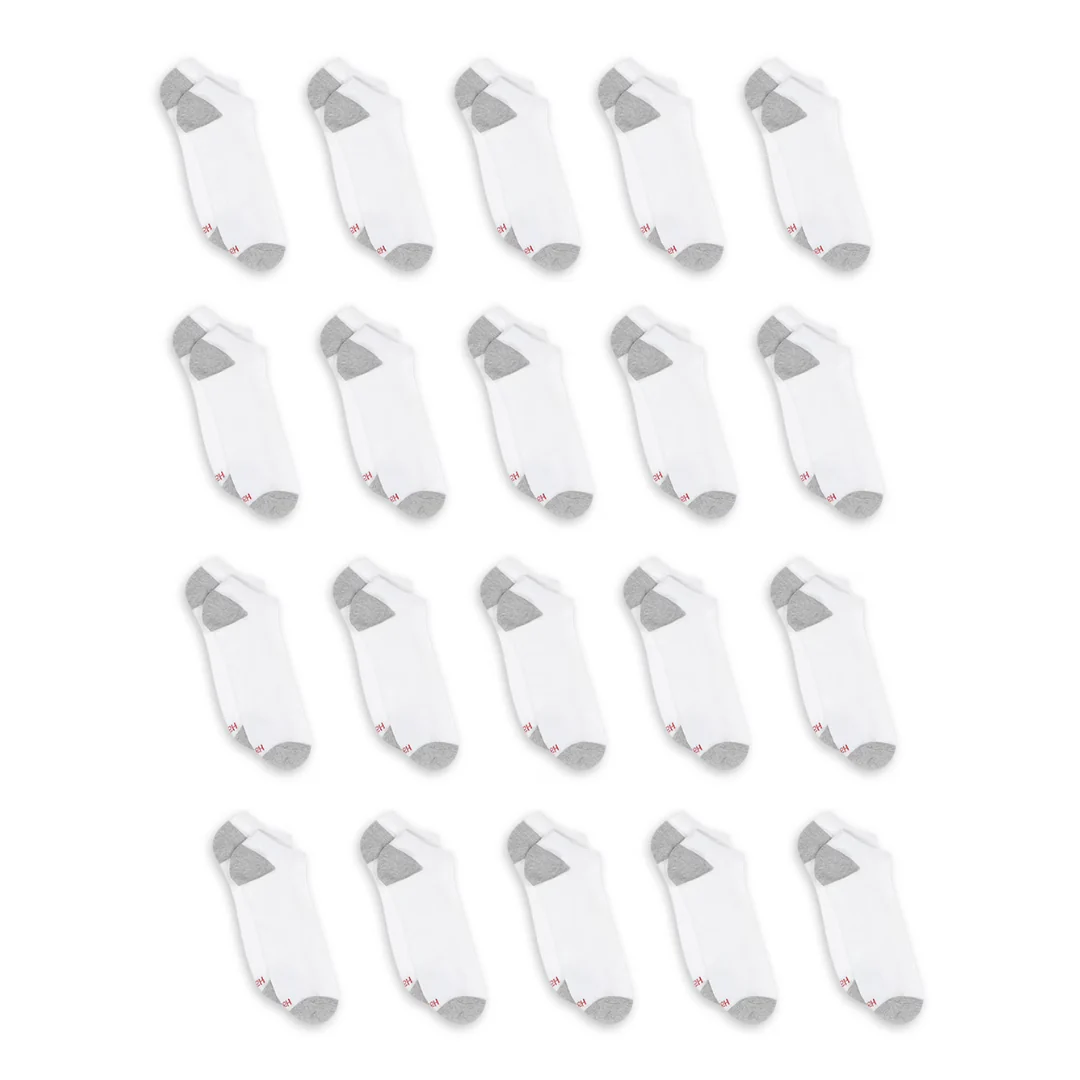 20-Pack Hanes Men's Comfort Super Value Socks (2 Colors)
