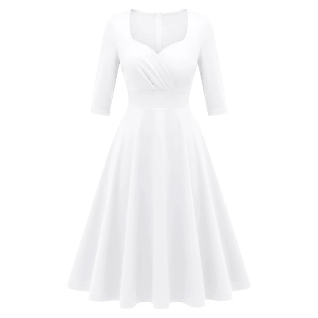 2026 Retro Cocktail Party Casual Swing Dress