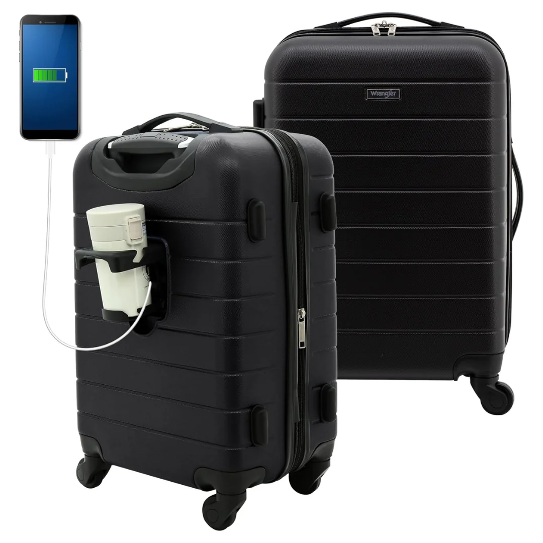 22" Wrangler Smart Spinner Hardside Carry-On Luggage