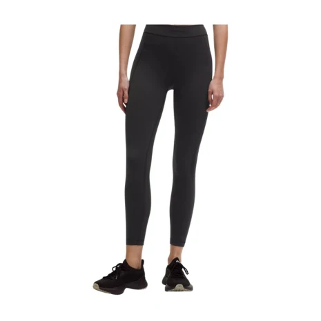 25" Legging in Black Flocked