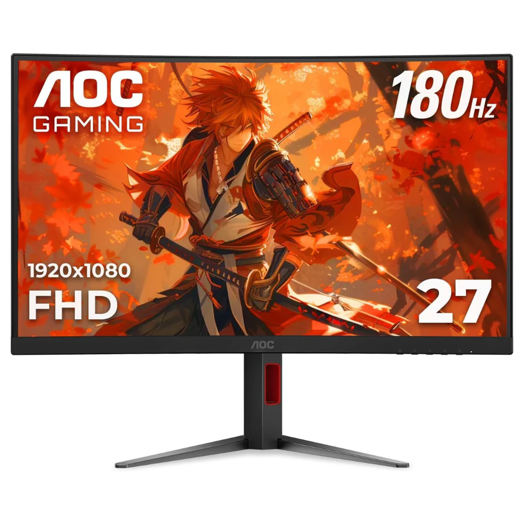 27" AOC C27G4H Curved WUXGA 180Hz Gaming Monitor