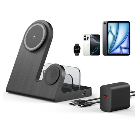3-in-1 Magnetic Wireless Charging Station
