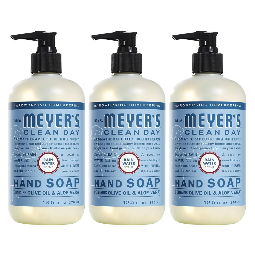 3-Pack 12.5 oz Mrs. Meyer's Biodegradable Formula, Rain Water