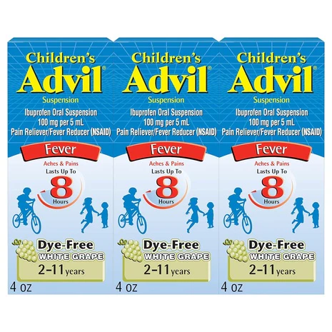 3-Pack Advil Children’s Ibuprofen Liquid Pain Reliever (4oz)