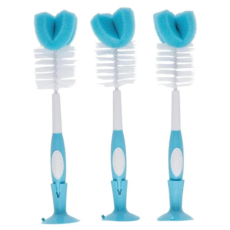 3 Pack Dr. Brown’s Reusable Bottle Cleaning Brush Set