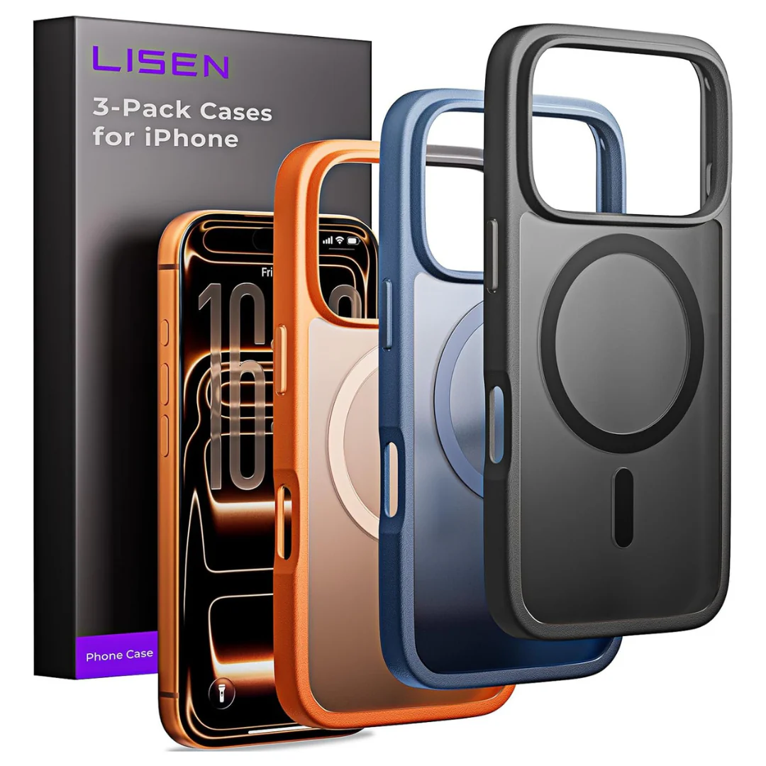 3-Pack MagSafe Phone Cases For iPhone 17 (Various)