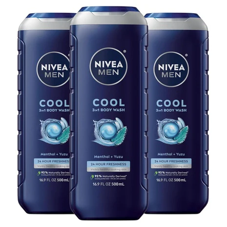 3-Pack Nivea Men 3-In-1 Body Wash