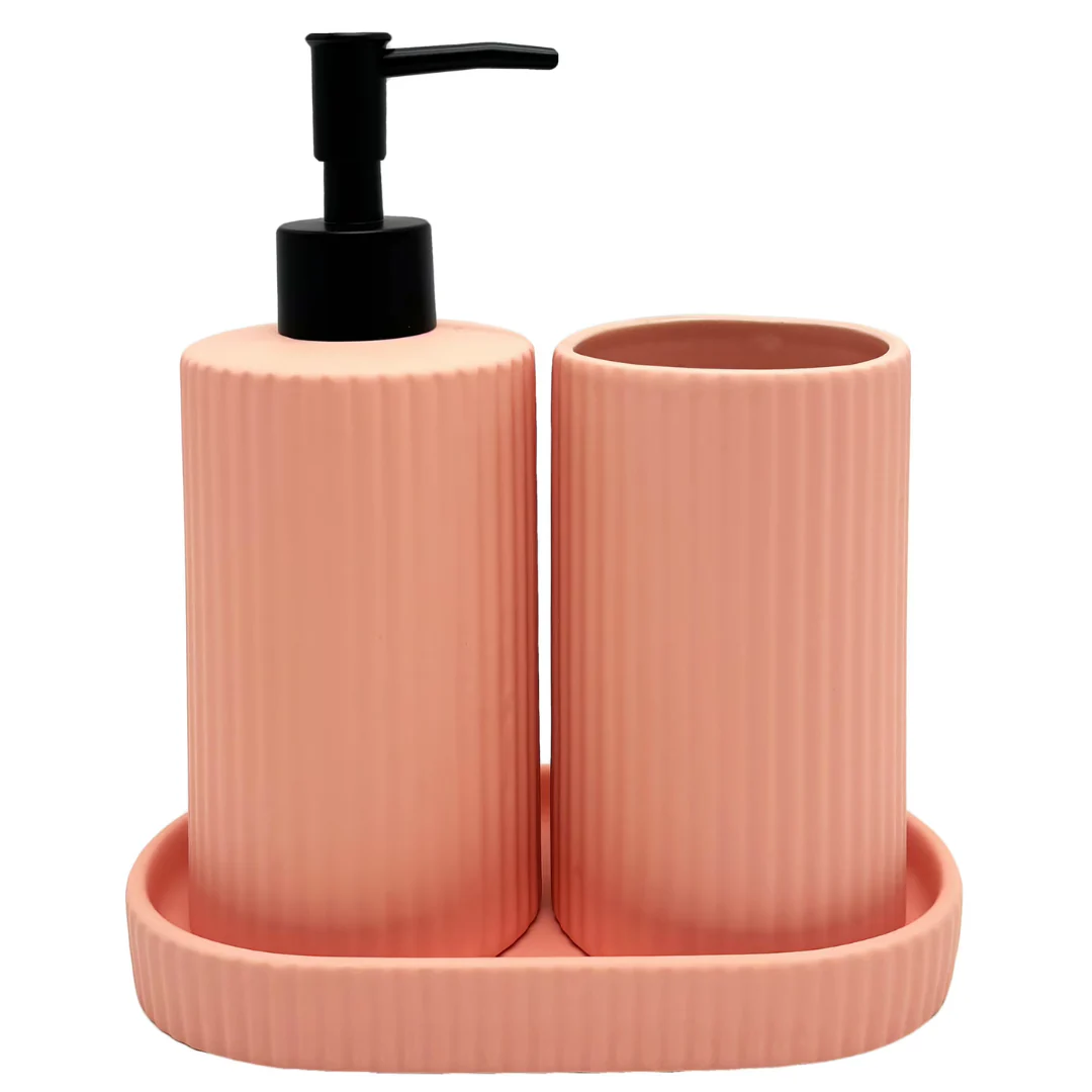 3-Piece Mainstays Bath Accessory Set (2 colors)