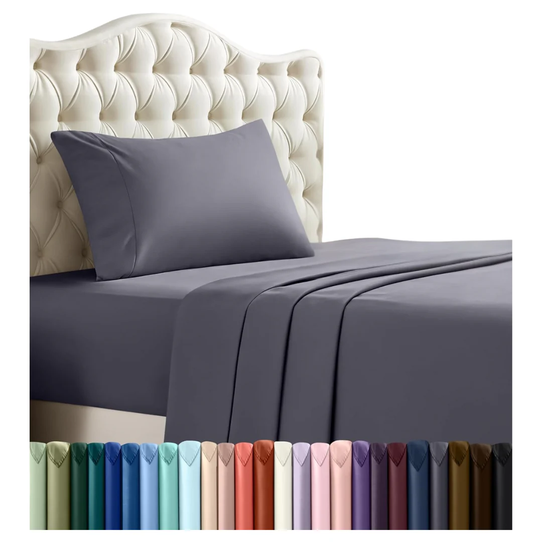 3-Piece Utopia Brushed Microfiber Bedding Twin Bed Sheets Set