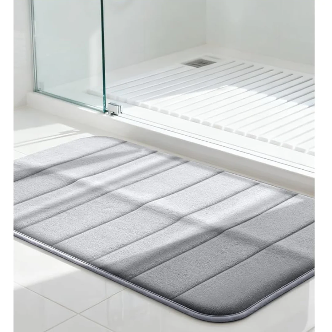 30" x 20" Memory Foam Super Soft Absorbent Bath Mat