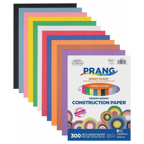 300 Sheets Construction Paper