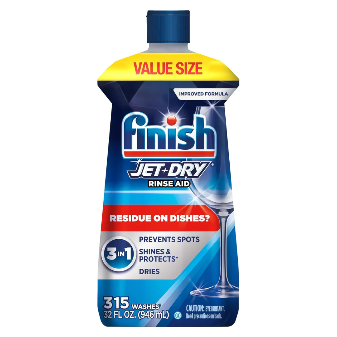 32-Oz Finish Jet-Dry Dishwasher Liquid Rinse Aid