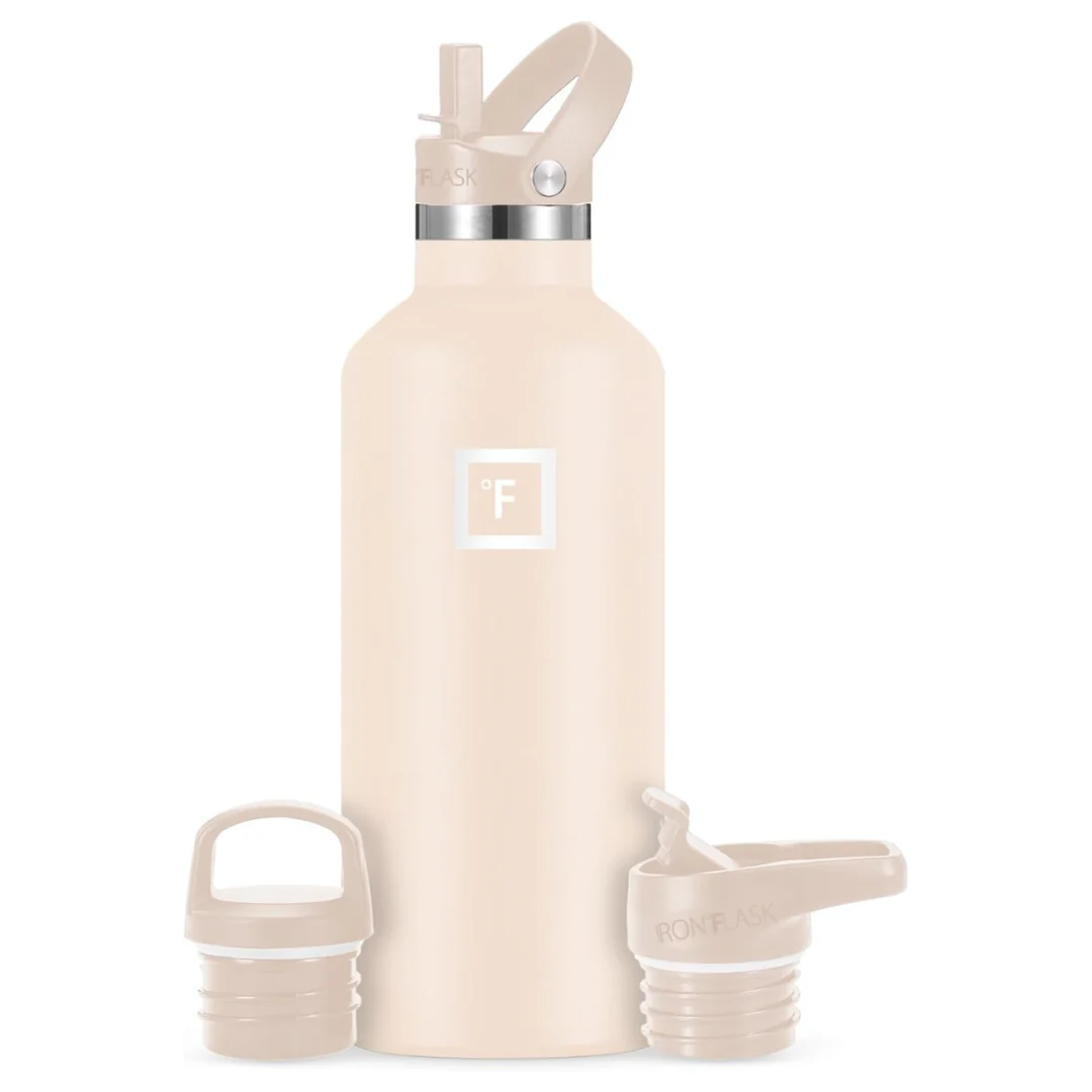 32-Oz IRON deg. FLASK Camping & Hiking Hydration Flask Water Bottle