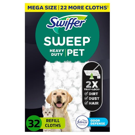32 Sweep + Mop Dry Pads Refill