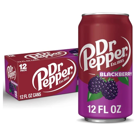 36 Cans Dr. Pepper Blackberry