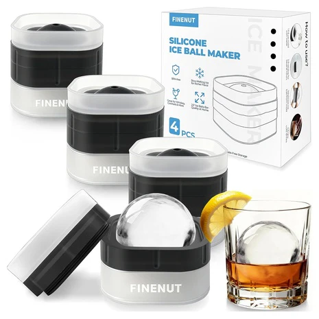 4 Ice Ball Molds