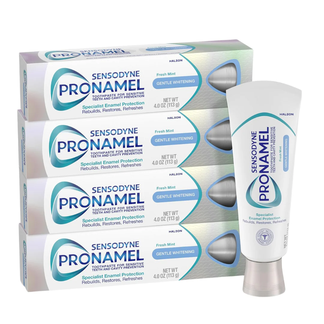 4-Pack 4-Oz Sensodyne Pronamel Gentle Teeth Whitening Toothpaste